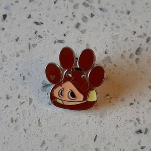 Official Disney Lion King Pumba Warthog Pawprint Character Pin
